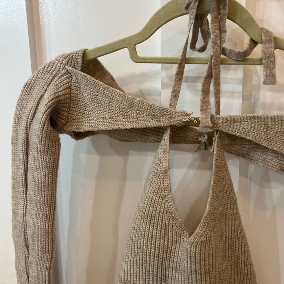 Source unknown overlay knit shrug set - Picture 5 of 6